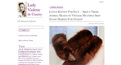 Desktop Screenshot of ladyviolette.com